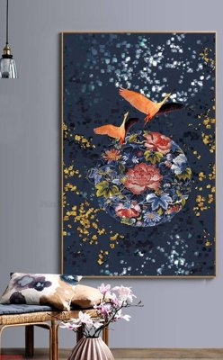 File ảnh File bộ tranh treo hiện đại HD70433 (gốc) in Hiflex