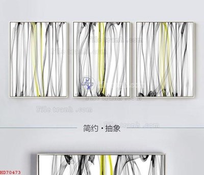 Ảnh gốc File bộ tranh treo hiện đại HD70473 (độ nét cao) in mica