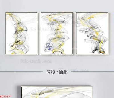 File PSD File bộ tranh treo hiện đại HD70477 (chất lượng in ấn)