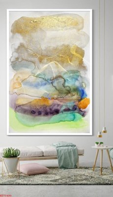 File gốc File bộ tranh treo hiện đại HD70498 (in lụa) trang trí tường