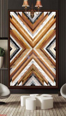 Tải file tranh gốc File bộ tranh treo hiện đại HD70509 chất lượng cao