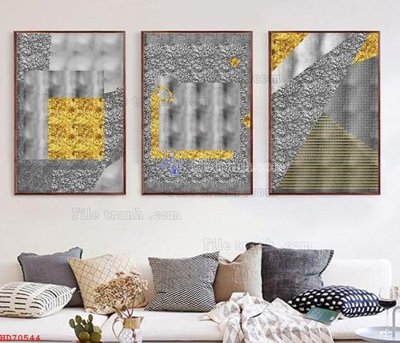 File gốc File bộ tranh treo hiện đại HD70544 (phong cách) cổ điển