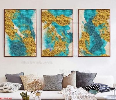 Mua file gốc File bộ tranh treo hiện đại HD70545 (in ấn) tại Filetranh.com