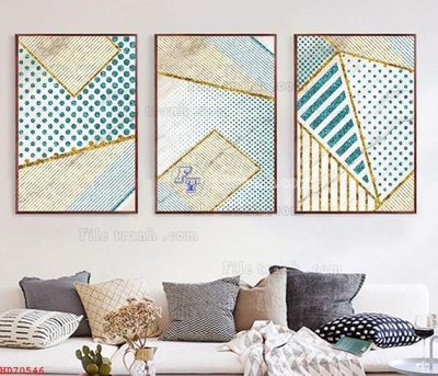 File tranh File bộ tranh treo hiện đại HD70546 (ảnh gốc) chi tiết rõ ràng