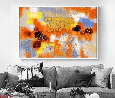 Ảnh gốc File bộ tranh treo hiện đại HD70626 (nét căng) in mica