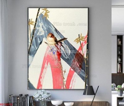 File tranh in trần File bộ tranh treo hiện đại HD70636 (ảnh gốc siêu nét)