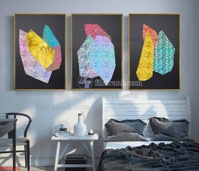 Tải file File bộ tranh treo hiện đại HD70656 (PSD) cho in tranh 3D