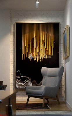 File in lụa File bộ tranh treo hiện đại HD70712 (phong cảnh) File bộ tranh treo hiện đại HD70712