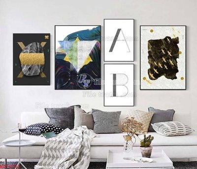 Tải file File bộ tranh treo hiện đại HD70733 (gốc) làm tranh treo tường