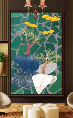 Tải file File bộ tranh treo hiện đại HD70749 (PSD) cho in tranh kính