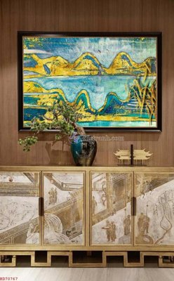 File in mica File bộ tranh treo hiện đại HD70767 (ảnh gốc) đẹp