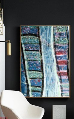 Hình ảnh file gốc in lụa File bộ tranh treo hiện đại HD70785