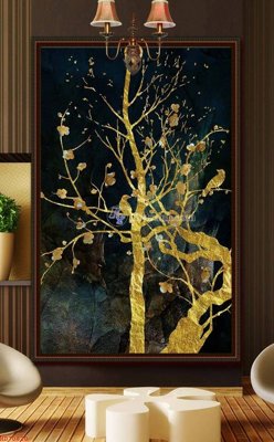 File in mica File bộ tranh treo hiện đại HD70820 (bản gốc) siêu trong