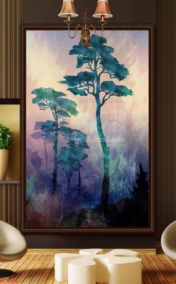 File in ấn File bộ tranh treo hiện đại HD70822 (bản gốc) sắc nét