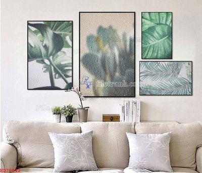 File tranh File bộ tranh treo hiện đại HD70842 (ảnh gốc) in trần 3D