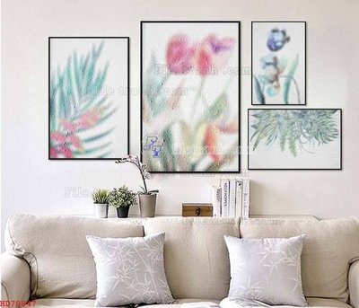 File PSD File bộ tranh treo hiện đại HD70847 (gốc) nhiều lớp (multi-layer)