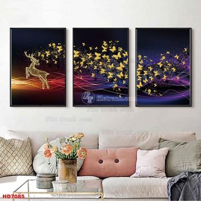 Tải về hình ảnh gốc File tranh bộ hiện đại HD7085 sắc nét