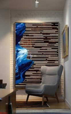 File gốc in ấn File bộ tranh treo hiện đại HD70889 độ phân giải cao