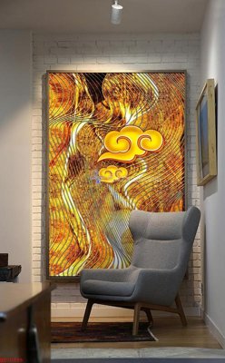 File in trần File bộ tranh treo hiện đại HD70895 (bản gốc) phong cảnh