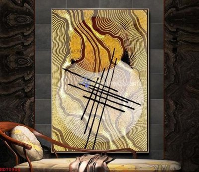 File gốc File bộ tranh treo hiện đại HD70904 (cho in 3D) độc đáo