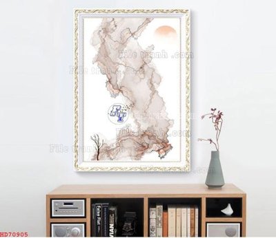File gốc File bộ tranh treo hiện đại HD70905 (thiết kế) cho in ấn