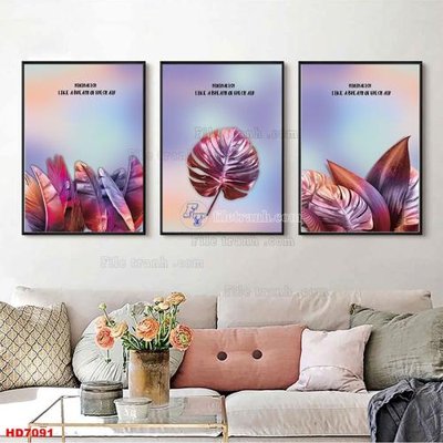 Tải file gốc File tranh bộ hiện đại HD7091 (bản PSD) còn layer