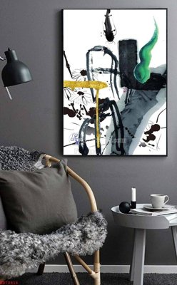 File tranh File bộ tranh treo hiện đại HD70916 (ảnh gốc) in trần nhà