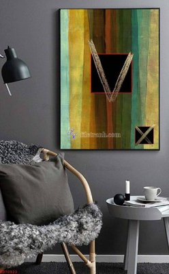 File tranh File bộ tranh treo hiện đại HD70922 (file gốc) chủ đề phong thủy