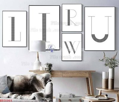 File gốc in ấn File bộ tranh treo hiện đại HD70968 (sẵn sàng tải về)