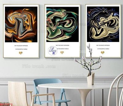 Tải xuống file tranh gốc File bộ tranh treo hiện đại HD70972 (PSD/TIFF)