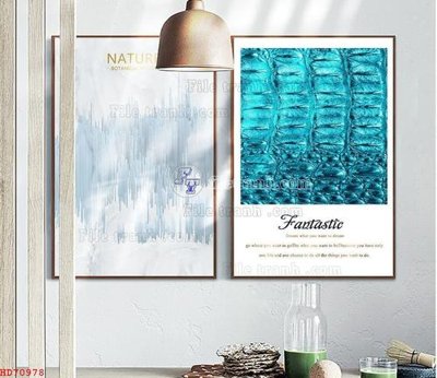 File ảnh File bộ tranh treo hiện đại HD70978 (gốc) in biển hiệu