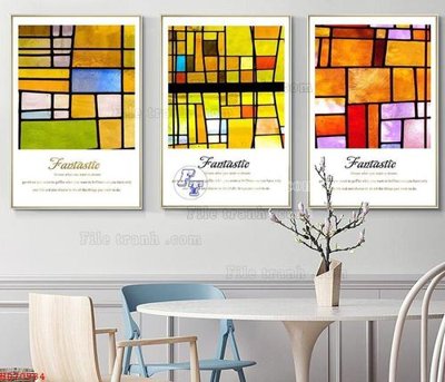 Tải file gốc File bộ tranh treo hiện đại HD70984 (bản PSD) còn layer