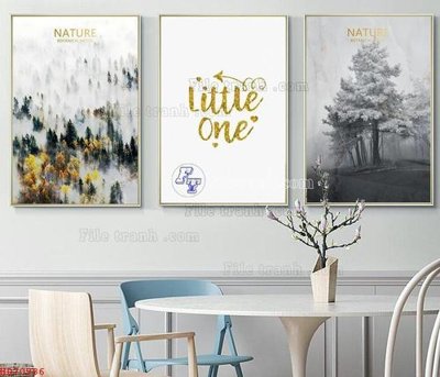 File in ấn File bộ tranh treo hiện đại HD70986 (bản gốc) từ file gốc