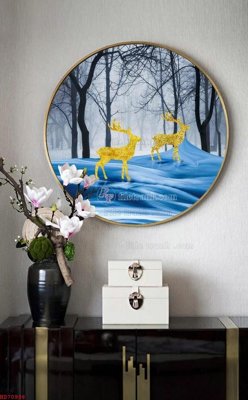 File tranh File bộ tranh treo hiện đại HD70996 (gốc) chủ đề thành phố