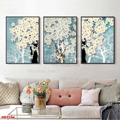 File tranh File tranh bộ hiện đại HD7104 (ảnh gốc) cho in ấn kỹ thuật số