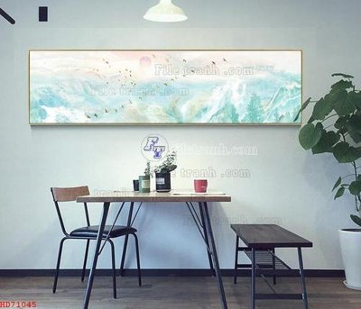 File ảnh File bộ tranh treo hiện đại HD71045 (gốc) in biển hiệu