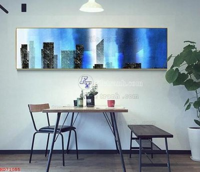 File gốc File bộ tranh treo hiện đại HD71055 (in tráng gương) hiện đại