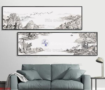 File tranh File bộ tranh treo hiện đại HD71099 (gốc) in backlit film