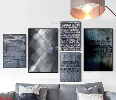 File tranh gốc PSD File bộ tranh treo hiện đại HD71103 còn nguyên layer