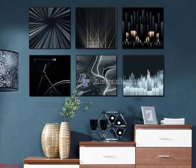 Tải file File bộ tranh treo hiện đại HD71122 (gốc) chủ đề tâm linh