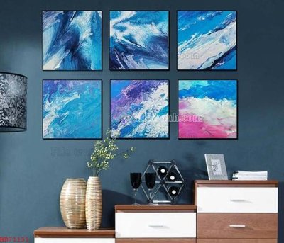 File in trần File bộ tranh treo hiện đại HD71131 (bản gốc 3D) sống động