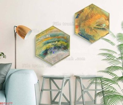 Download file gốc File bộ tranh treo hiện đại HD71177 (in mica) logo