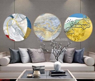 File PSD File bộ tranh treo hiện đại HD71200 (gốc) nhiều lớp (multi-layer)