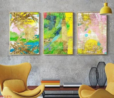 File gốc File bộ tranh treo hiện đại HD71273 (thiết kế) cho in ấn