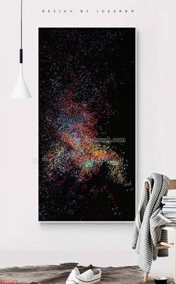 File tranh in trần 3D File bộ tranh treo hiện đại HD71327 (ảnh gốc)