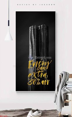 File gốc File bộ tranh treo hiện đại HD71405 (in ấn) màu sắc trung thực