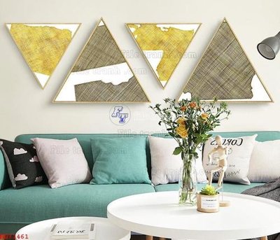 File gốc File bộ tranh treo hiện đại HD71461 (in mica) trang trí