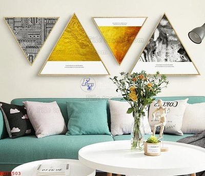 File tranh File bộ tranh treo hiện đại HD71503 (file gốc) chuẩn màu in