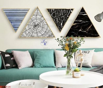 File gốc File bộ tranh treo hiện đại HD71514 (in lụa) trang trí tường