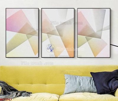 Tải file File bộ tranh treo hiện đại HD71567 (gốc) làm file in ấn